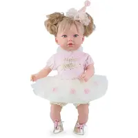 Marina & Pau Alina Party Weichkörperpuppe Im Koffer 45 Cm One Size