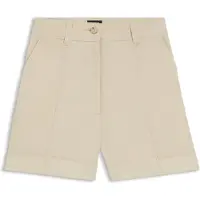 BOSS für Damen. 50556391 Tanessa beige Shorts (42), Lässig, Baumwolle