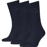 Calvin Klein Socken "CK MEN SOCK", Herren, Gr. 43-46, schwarz (navy), Baumwollmischung, normal, Socken Socken, uni, Cotton-Mix, breiter Bund