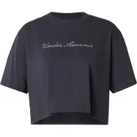 Under Armour W WM Crop SS black white (001) XL