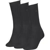 Calvin Klein Socken "CK WOMEN SOCK ROLLTOP" 3 Paar, mit kleinem Rollbund, Cotton-Mix