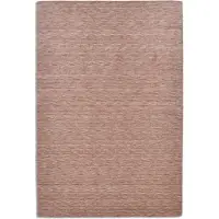 Theko Wollteppich "Holi", beige, B:40cm H:13mm L:60cm, Schurwolle, Teppiche, Wollteppich, Uni-Farben, leicht meliert, reine Wolle, handgewebt mit Knüpfoptik