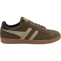 Gola Sneaker Equipe II Suede-Leder 2025 otterbraun/hellbraun/schwarz Herren