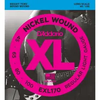 D'Addario EXL170 Bassgitarrensaiten Light 45-100 lange Mensur