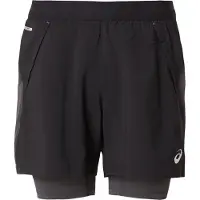 Asics - Road 2N1 5'' Short - Laufshorts Gr S schwarz