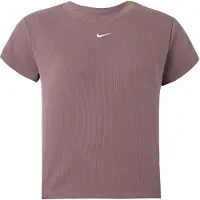 Nike - Women's Sportswear Tight Ribbed S/S T-Shirt - Funktionsshirt Gr XL braun