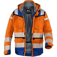 Kuebler KÜBLER REFLECTIQ Wetterjacke SYMPATEX PSA 2 warnorange/kornblumenblau 3XL - 1307 8332-3746-3XL - warnorange/kornblumenblau