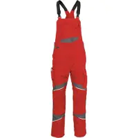 Kübler ACTIVIQ cotton+ Latzhose mittelrot/anthrazit 110 - 3450 3421-5597-110 - mittelrot/anthrazit