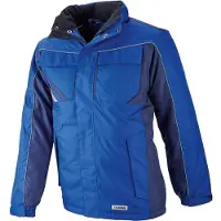 Planam Winterjacke Highline Gr. L kornblau/marine/zink
