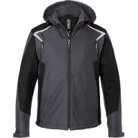 Kübler BODYFORCE Winter Softshell Jacke 1325 - XXL / anthrazit / schwarz
