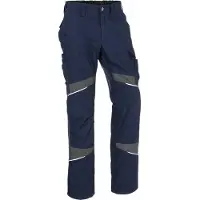 Kübler Activiq Cotton+ Hose Dunkelblau/Anthrazit 52