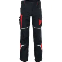 Kübler Hose BODYFORCE schwarz/mittelrot Form 2225 Grösse 26