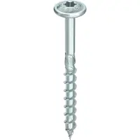Heco TOPIX-plus - Stahl weiß verzinkt - 8,0x340 mm - Tellerkopf TX40 - Teilgewinde
