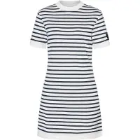 Super.natural W Casual Stripe BIO Dress fresh white/navy stripe (Z16) XS