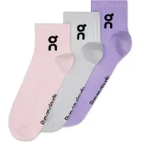 ON - Logo Sock Mid 3-Pack - Multifunktionssocken Gr 43-46 rosa