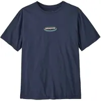 Patagonia - 95 Oval Logo T-Shirt - T-Shirt Gr XS blau