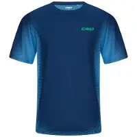 Cep - Run Shirt Short Sleeve - Laufshirt Gr L blau