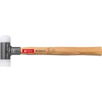 PB Swiss Tools Rückschlagfreier Hammer, mit Nylon-Einsätzen, Hickory-Stiel, 22 mm