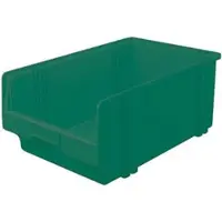 LA-KA-PE LA KA PE Sichtlagerkasten Größe 1B grün Länge 500 / 450 x Breite 300 x Höhe 200mm aus Polystyrol stapelbar - LK1B