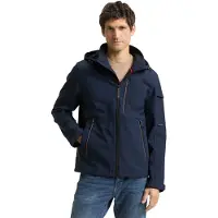 Tom Tailor Softshelljacke , Herren, Gr. 3XL, blau (sky captain blau), Web, Obermaterial: 100% Polyester. Futter: 100% Polyester, unifarben, regular fit normal, Jacken Softshelljacke, mit Taschen