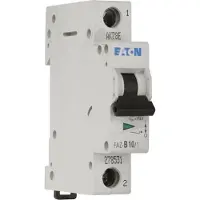 Eaton Power Quality Eaton 113759 Leitungsschutzschalter, 10 A, 1p, Charakteristik: C, DC FAZ-C10/1-NA-DC - 2 Stück