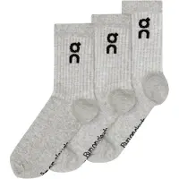 ON - Logo Sock High 3-Pack - Multifunktionssocken Gr 43-46 grau