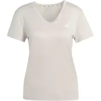 Adidas - Women's Workout Essentials V-Neck T-Shirt - Funktionsshirt Gr XL beige/grau