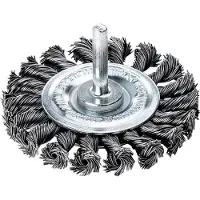 Lessmann Schaft-Rundbürste Stahldraht gez. 75x0,5mm