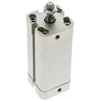 AirTec ISO 21287 Doppeltwirkender Kompaktzylinder 25-60mm - Magnetisch - Stange mit Außengewinde