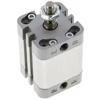 AirTec ISO 21287 Doppeltwirkender Kompaktzylinder 32-25mm - Magnetisch - Stange mit Außengewinde