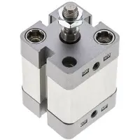 AirTec ISO 21287 Doppeltwirkender Kompaktzylinder 25-15mm - Magnetisch - Außengewinde