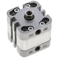 AirTec ISO 21287 Kompakter doppeltwirkender Zylinder 32-5mm - Magnetisch