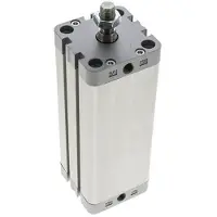 AirTec ISO 21287 Doppeltwirkender Kompaktzylinder 50-125mm - Magnetisch - Stange mit Außengewinde