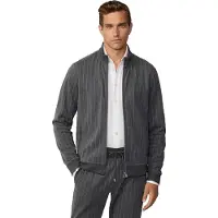 Hackett London für Herren. HM581309 Sweatshirt aus grauem Baumwollfleece (3XL), Lässig, Baumwolle