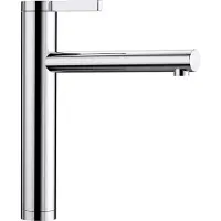 BLANCO Küchenarmatur "LINEE", silber (chrom), B:4,6cm H:28,1cm T:24,8cm, Edelstahl, Armaturen, Küchenarmatur, Hochdruck
