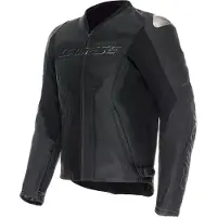 Dainese Racing 5 Perforierte Schwarz Motorrad Lederjacke Größe 48
