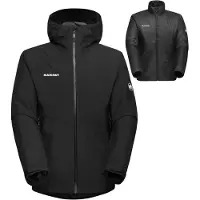 Mammut Herren Alto Light Hooded 3in1 Jacke black-black XL