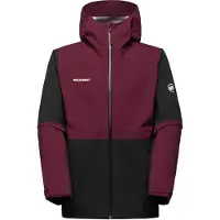 Mammut - Linard Guide Hardshell Hooded Jacket - Hardshelljacke Gr S rot/schwarz