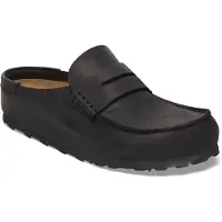 Birkenstock Naples Wrapped Natural Leather Oiled Holzschuhe