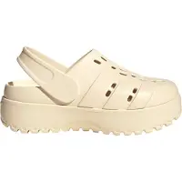 Adidas Adilette Platform Clogs Wonder White (Women's) - EU 42