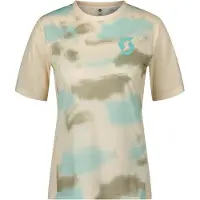 SCOTT Tee W's Trail Vertic SS cotton white/miami green (8014) S