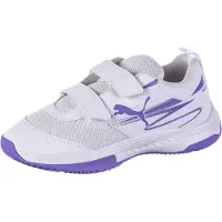 Puma Handballschuhe Varion II mit Klettverschluss Kinder, weiß, 35