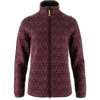 Fjällräven - Women's Snow Cardigan - Wolljacke Gr L rot
