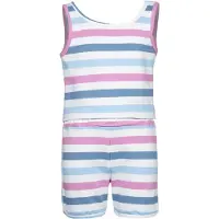 Color Kids Jumpsuit "Jumpsuit COJumpsuit - AOP", Mädchen, Gr. 152, N-Gr, bunt (orchid), Obermaterial: 95% Baumwolle CO. 5% Elasthan EL., Overalls Jumpsuit