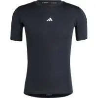 Adidas T-Shirt PERFORMANCE "TECHFIT COMPRESSION TRAINING", Herren, Gr. XXL, schwarz, Obermaterial: 83% Polyester, 17% Elasthan, Shirts T-Shirt