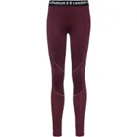 Under Armour Coldgear Textured Legging maroon white (600-659-100) M