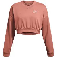 Under Armour Rival Terry Sweatshirt in rosa, Größe S