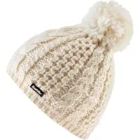 Eisbar Afra Pompon Mütze white (100)