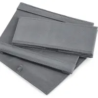 Zeller Aufbewahrungsbox mit Deckel, faltbar, grau, 41 x 35 x 20 cm, 14606