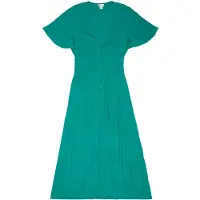 Billabong Sommerkleid "Your Girl", Damen, Gr. XS, grün (ivy), Obermaterial: 100% Viskose., Kleider Sommerkleid